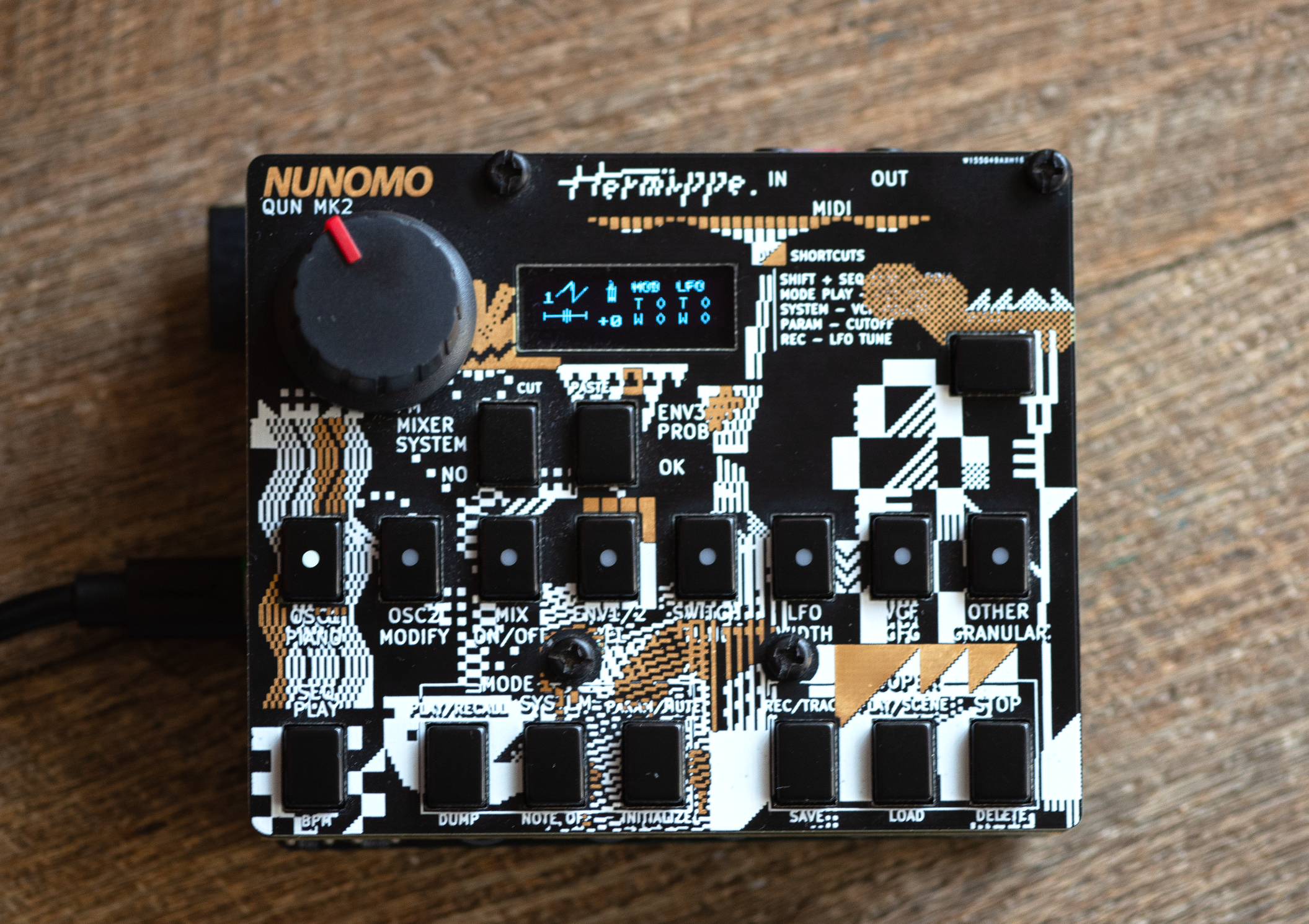 Limited :Qun mk2 custom design front panel designed by Hermippe